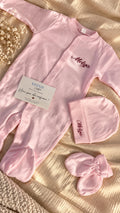 🌸 Pyjama naissance personnalisable en coton