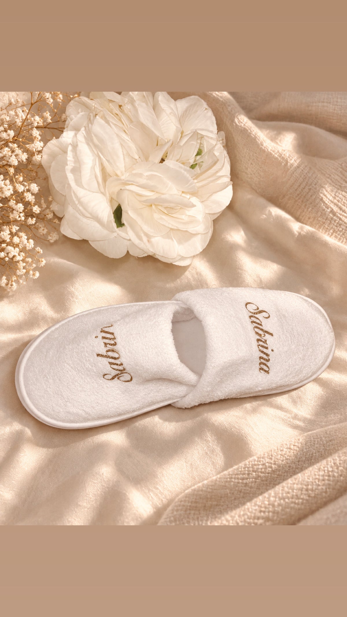 🥿 Chaussons personnalisés – Maman